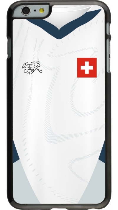 Coque iPhone 6 Plus / 6s Plus - Maillot de football Suisse Extérieur personnalisable