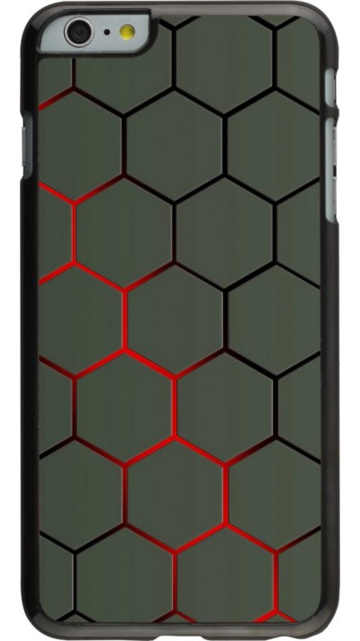 Coque iPhone 6 Plus / 6s Plus - Geometric Line red