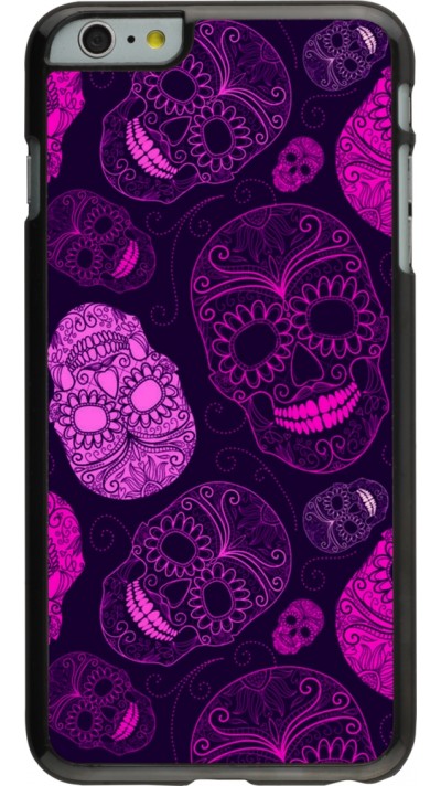 Coque iPhone 6 Plus / 6s Plus - Halloween 2023 pink skulls