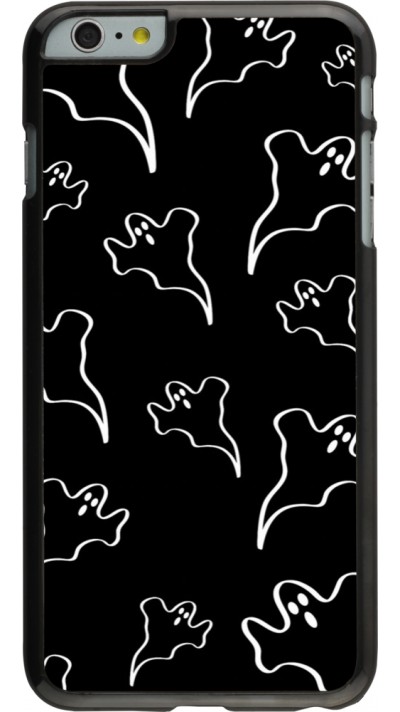 Coque iPhone 6 Plus / 6s Plus - Halloween 2024 black and white ghosts