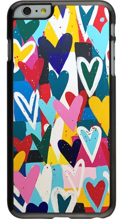 Coque iPhone 6 Plus / 6s Plus - Joyful Hearts