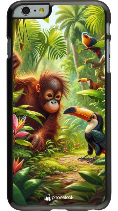 iPhone 6 Plus / 6s Plus Case Hülle - Tropischer Dschungel Tayrona