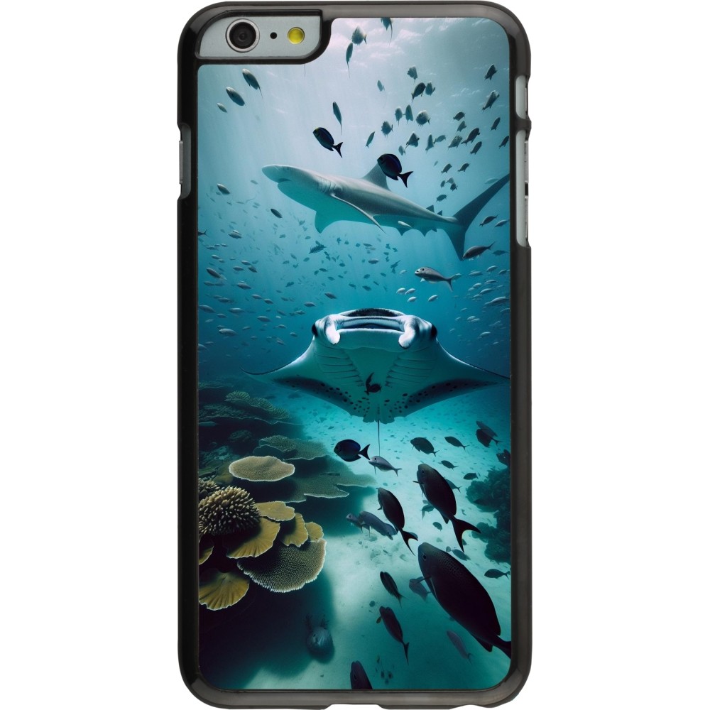 Coque iPhone 6 Plus / 6s Plus - Manta Lagon Nettoyage