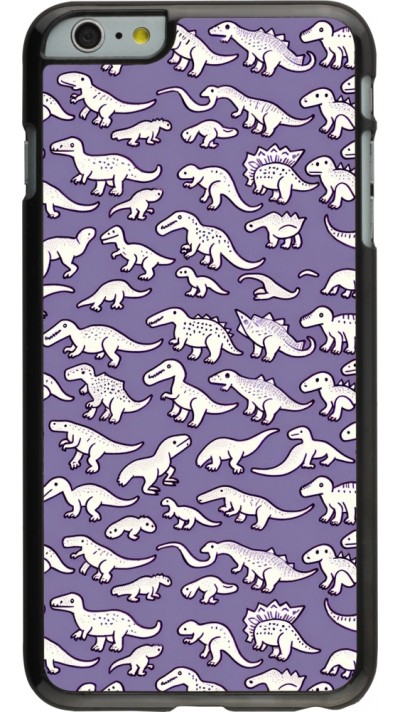 Coque iPhone 6 Plus / 6s Plus - Mini dino pattern violet