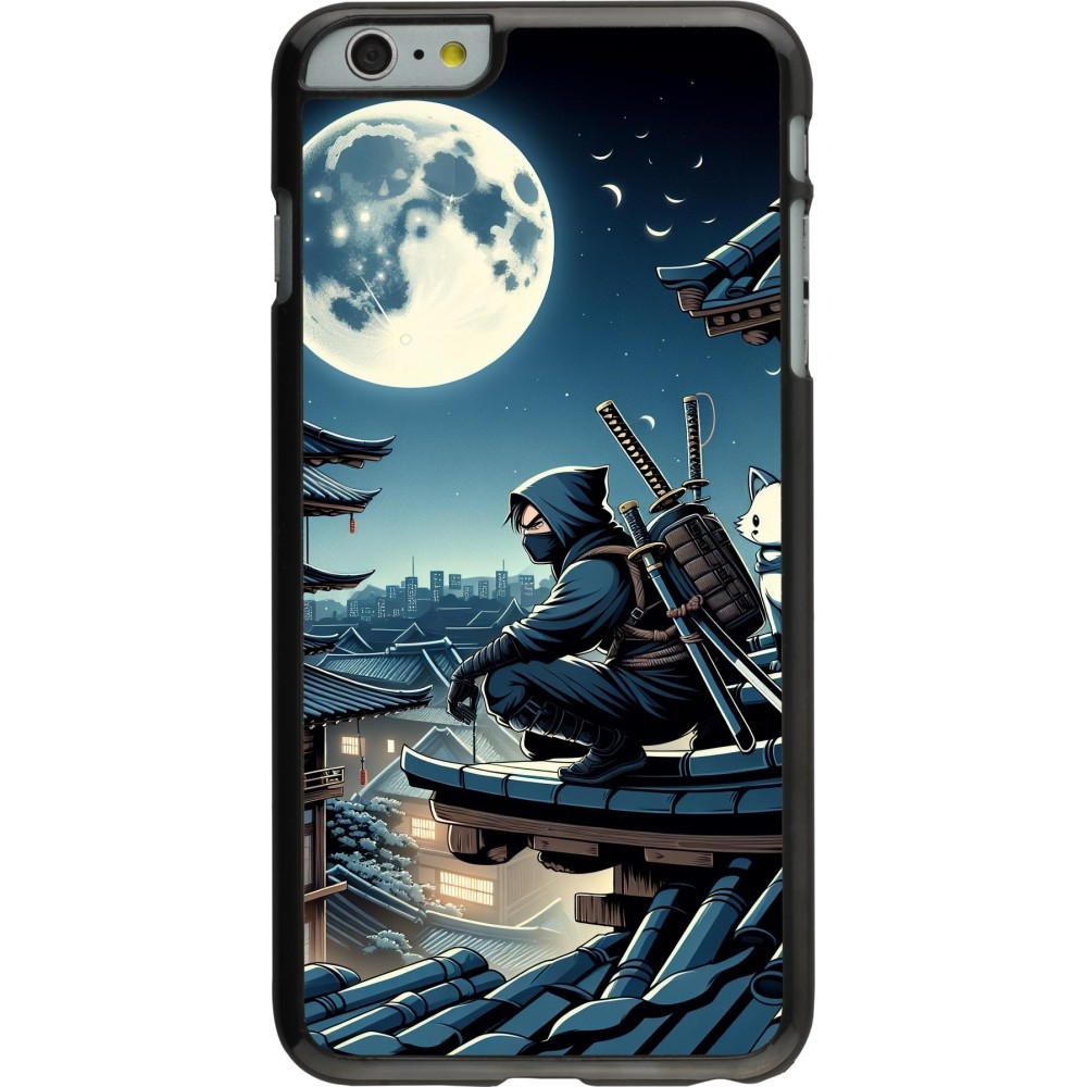 Coque iPhone 6 Plus / 6s Plus - Ninja sous la lune