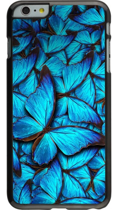 Coque iPhone 6 Plus / 6s Plus - Papillon - Bleu