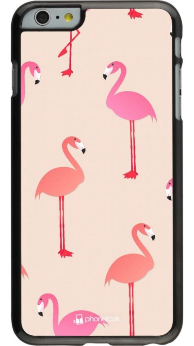 Coque iPhone 6 Plus / 6s Plus - Pink Flamingos Pattern