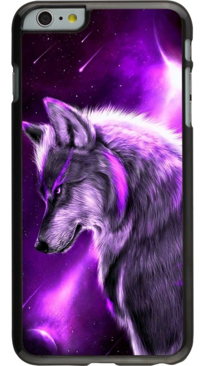 Coque iPhone 6 Plus / 6s Plus - Purple Sky Wolf