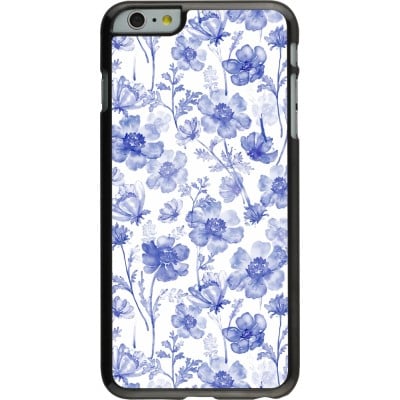 Coque iPhone 6 Plus / 6s Plus - Spring 23 watercolor blue flowers