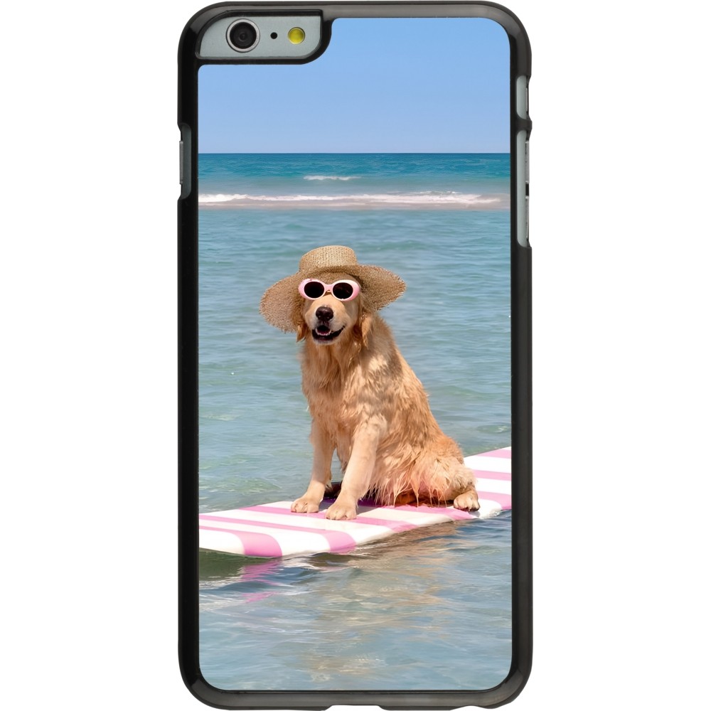 Coque iPhone 6 Plus / 6s Plus - Summer Dog on Paddle