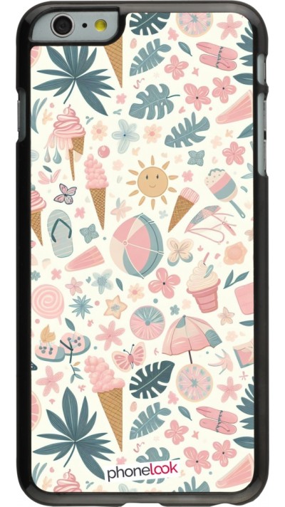 Coque iPhone 6 Plus / 6s Plus - Summer Pink Pattern