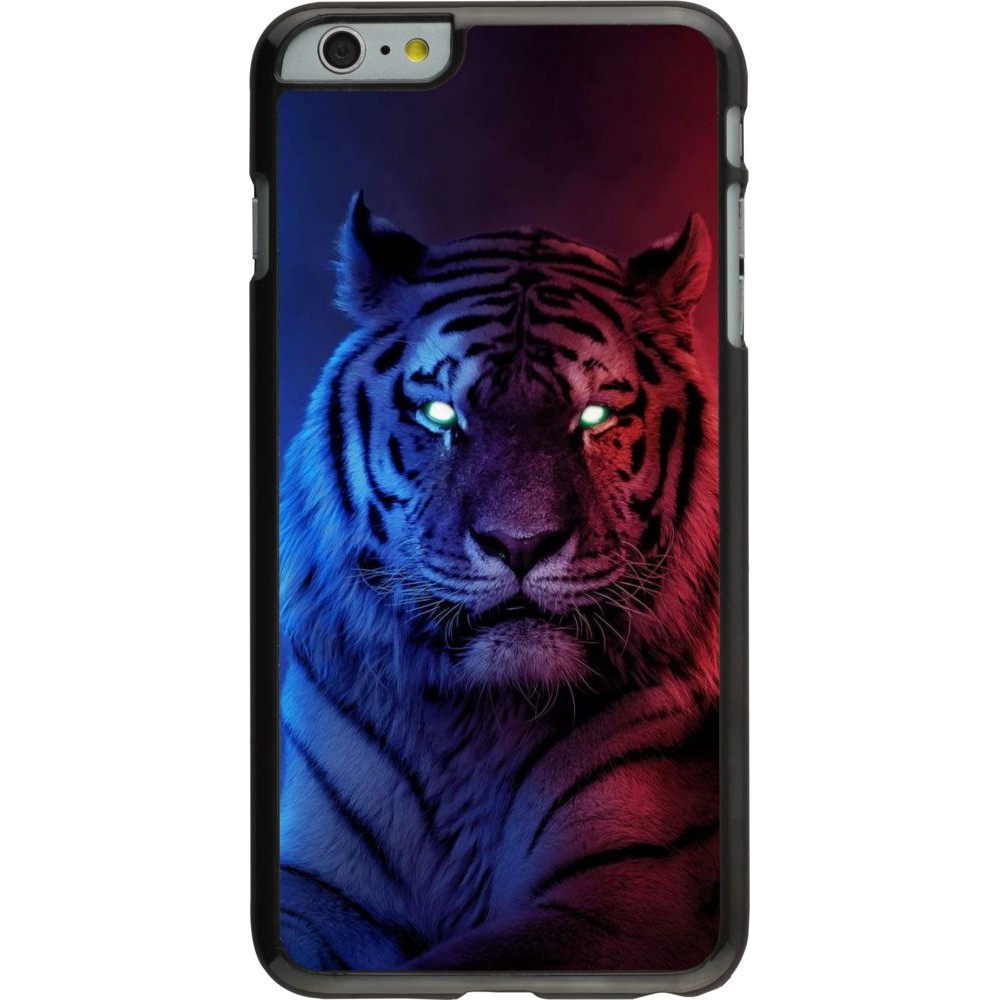 Coque iPhone 6 Plus / 6s Plus - Tiger Blue Red