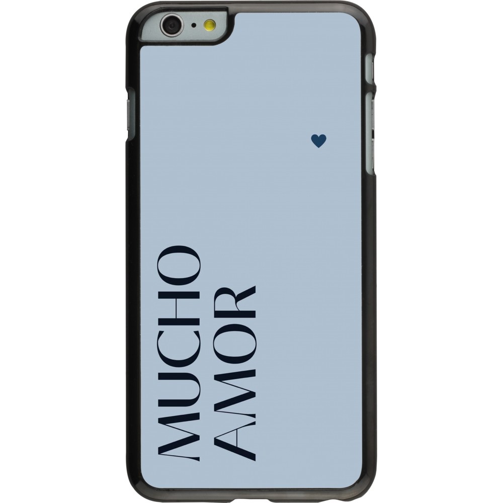 Coque iPhone 6 Plus / 6s Plus - Valentine 2024 mucho amor azul