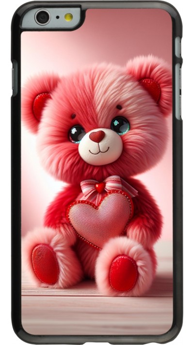 Coque iPhone 6 Plus / 6s Plus - Valentine 2024 Ourson rose