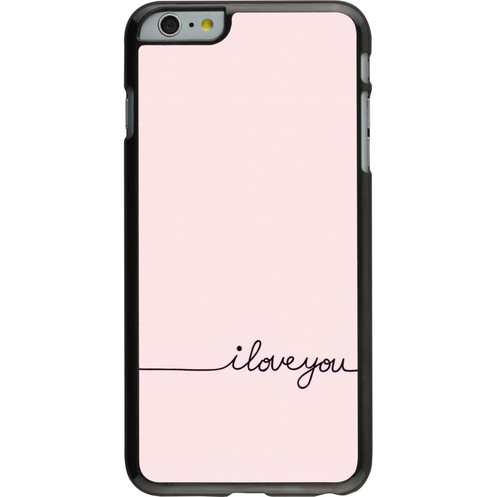 Coque iPhone 6 Plus / 6s Plus - Valentine 2023 i love you writing