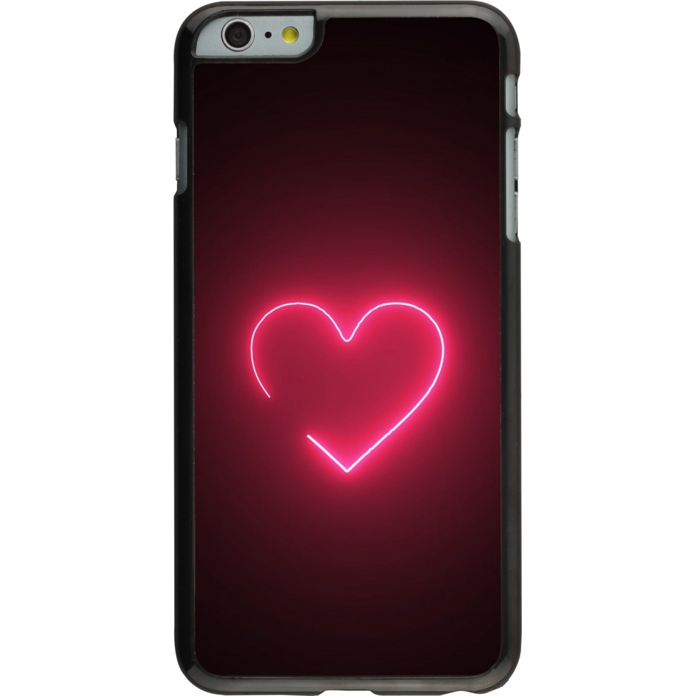 Coque iPhone 6 Plus / 6s Plus - Valentine 2023 single neon heart