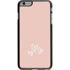 Coque iPhone 6 Plus / 6s Plus - Valentine 2023 three minimalist hearts