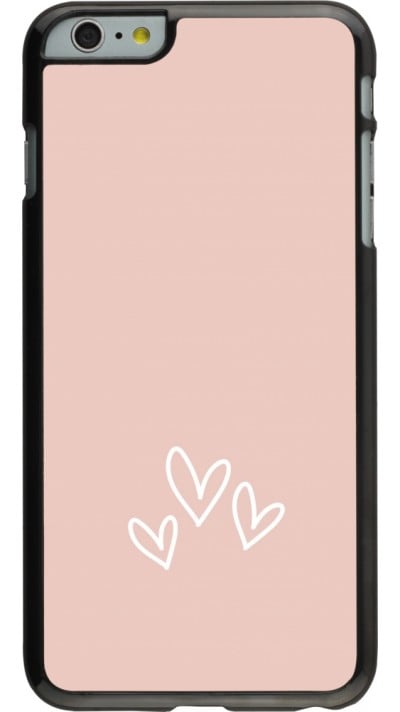 Coque iPhone 6 Plus / 6s Plus - Valentine 2023 three minimalist hearts