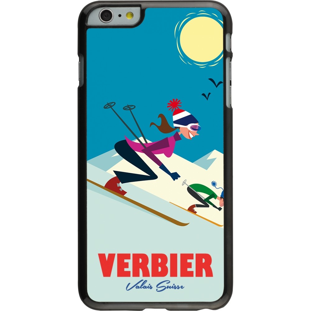 Coque iPhone 6 Plus / 6s Plus - Verbier Ski Downhill