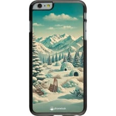 Coque iPhone 6 Plus / 6s Plus - Vintage Snowy Mountain Igloo