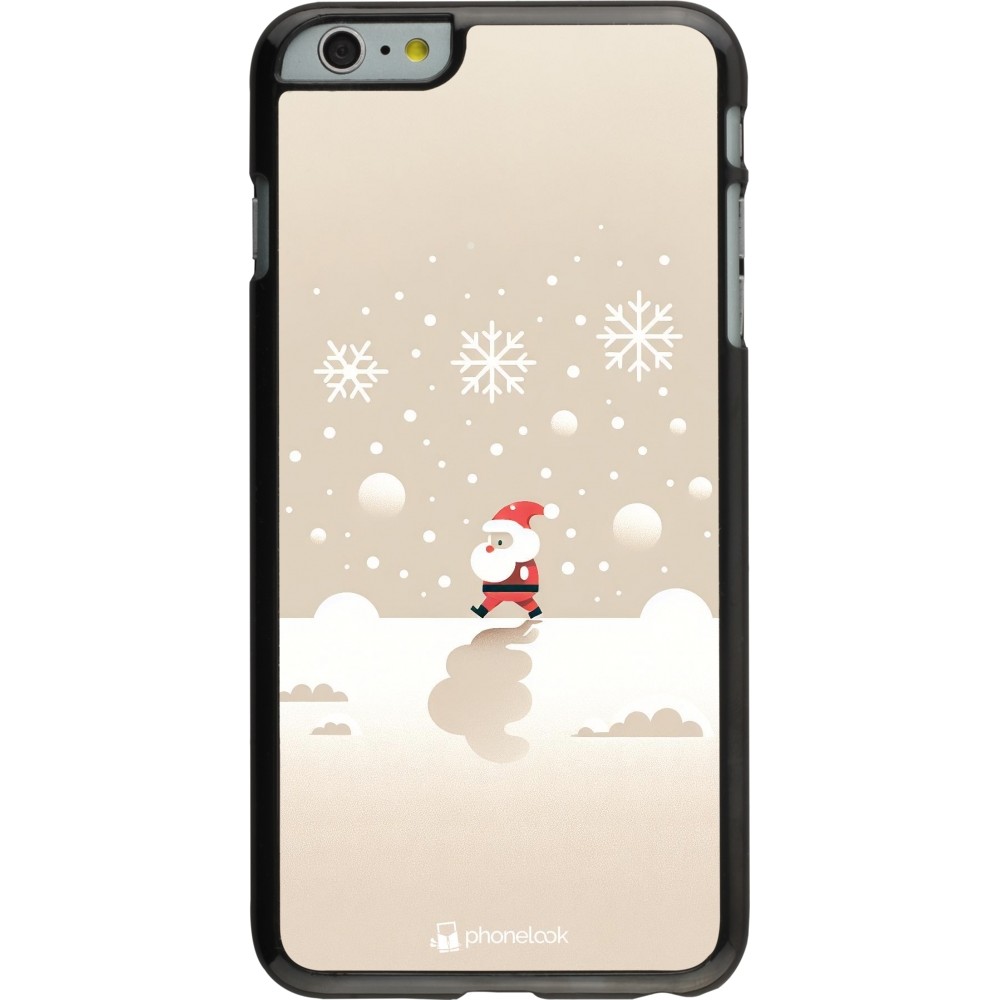 iPhone 6 Plus / 6s Plus Case Hülle - Weihnachten 2023 Minimalistischer Weihnachtsmann