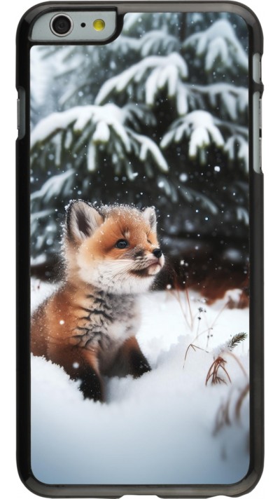 iPhone 6 Plus / 6s Plus Case Hülle - Weihnachten 2023 Fuechslein Tanne