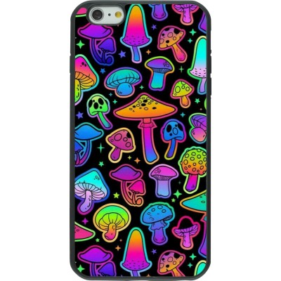 Coque iPhone 6 Plus / 6s Plus - Silicone rigide noir Autumn 2024 magic mushrooms