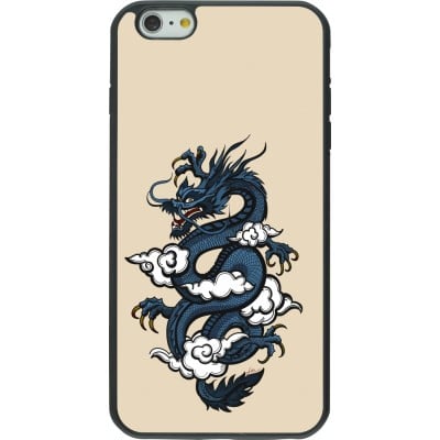 Coque iPhone 6 Plus / 6s Plus - Silicone rigide noir Blue Dragon Tattoo