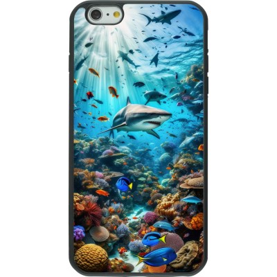 Coque iPhone 6 Plus / 6s Plus - Silicone rigide noir Bora Bora Mer et Merveilles