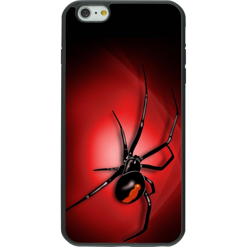 Coque iPhone 6 Plus / 6s Plus - Silicone rigide noir Halloween 2023 spider black widow