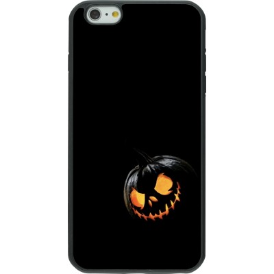 Coque iPhone 6 Plus / 6s Plus - Silicone rigide noir Halloween 2023 discreet pumpkin