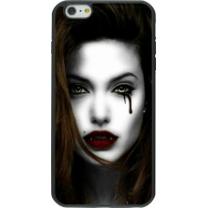 Coque iPhone 6 Plus / 6s Plus - Silicone rigide noir Halloween 2023 gothic vampire