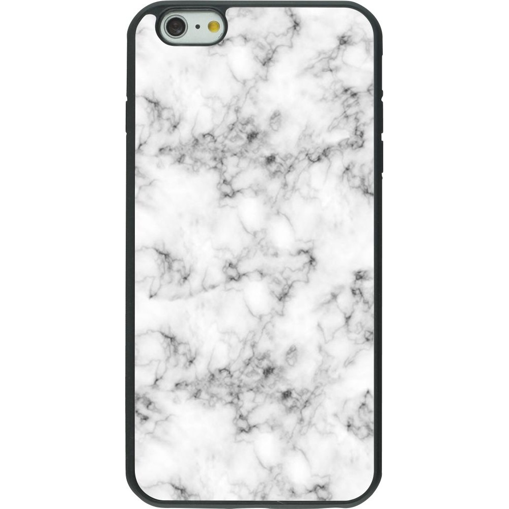 Coque iPhone 6 Plus / 6s Plus - Silicone rigide noir Marble 01