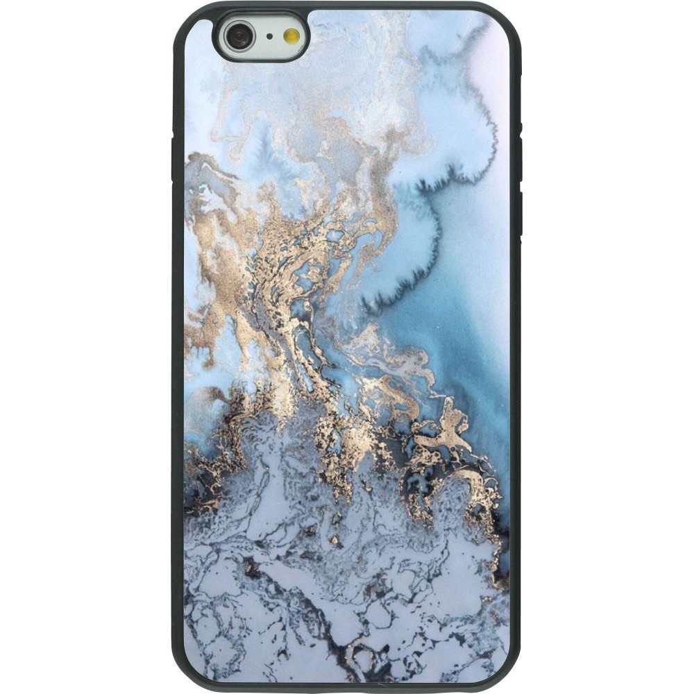 Coque iPhone 6 Plus / 6s Plus - Silicone rigide noir Marble 04