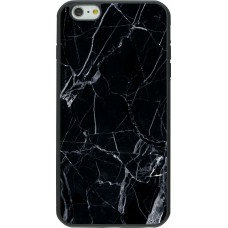 Coque iPhone 6 Plus / 6s Plus - Silicone rigide noir Marble Black 01