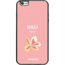 Coque iPhone 6 Plus / 6s Plus - Silicone rigide noir Pop Summer Destination Bali