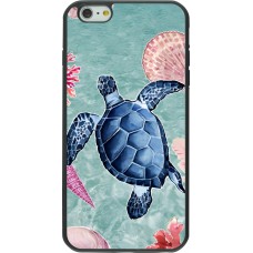 Coque iPhone 6 Plus / 6s Plus - Silicone rigide noir Preppy Turtle