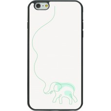 Coque iPhone 6 Plus / 6s Plus - Silicone rigide noir Spring 23 baby elephant