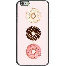 Coque iPhone 6 Plus / 6s Plus - Silicone rigide noir Spring 23 donuts