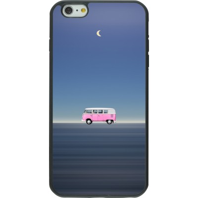 Coque iPhone 6 Plus / 6s Plus - Silicone rigide noir Spring 23 pink bus