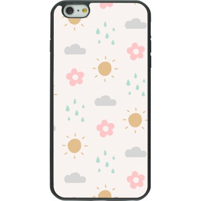 Coque iPhone 6 Plus / 6s Plus - Silicone rigide noir Spring 23 weather