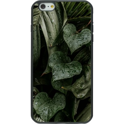 Coque iPhone 6 Plus / 6s Plus - Silicone rigide noir Spring 23 fresh plants