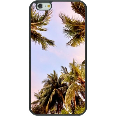 Coque iPhone 6 Plus / 6s Plus - Silicone rigide noir Summer 2023 palm tree vibe