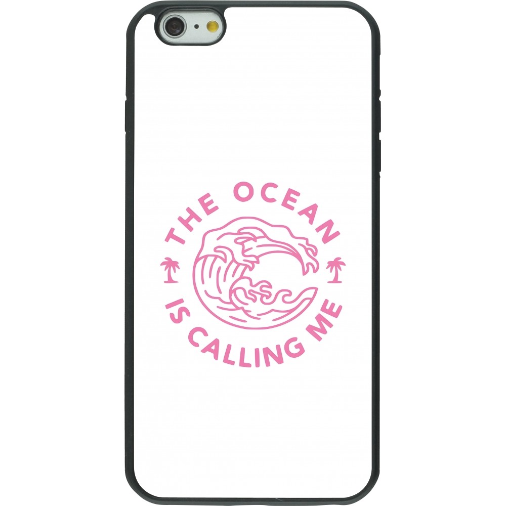 Coque iPhone 6 Plus / 6s Plus - Silicone rigide noir The Ocean is calling me