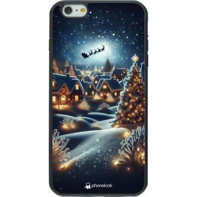 Coque iPhone 6 Plus / 6s Plus - Silicone rigide noir Noël 2023 Christmas is Coming