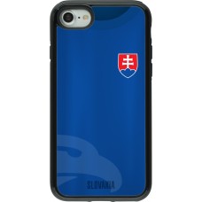 Coque iPhone 7 / 8 / SE (2020, 2022) - Hybrid Armor noir Maillot de football Slovaquie