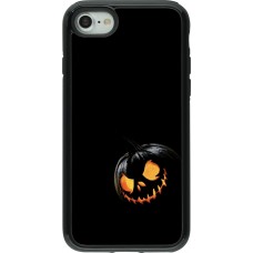 Coque iPhone 7 / 8 / SE (2020, 2022) - Hybrid Armor noir Halloween 2023 discreet pumpkin