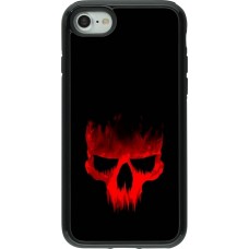 Coque iPhone 7 / 8 / SE (2020, 2022) - Hybrid Armor noir Halloween 2023 scary skull