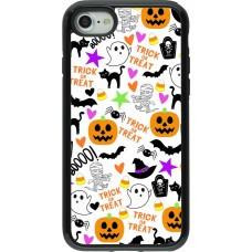 Coque iPhone 7 / 8 / SE (2020, 2022) - Hybrid Armor noir Halloween 2024 trick or treat