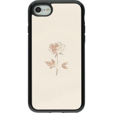 Coque iPhone 7 / 8 / SE (2020, 2022) - Hybrid Armor noir Sable Rose Minimaliste